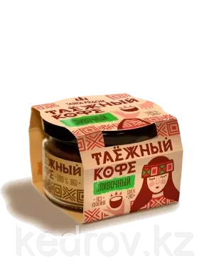 Кофе таежный "Сливочный" Тайга рядом 130гр. (стекло), фото 1