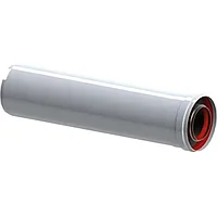 Коаксиальное удлинение дымохода L=500mm 60/100 Y-05M