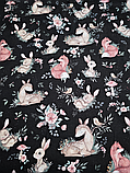 Ткань кулирка, принт трикотажное полотно 1м, фото 8
