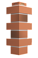 Угол Наружный FLEMISH Docke Красный жжёный  420х174 мм