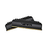 Комплект модулей памяти Patriot Viper 4 Blackout PVB416G320C6K DDR4 16GB (Kit 2x8GB) 3200MHz, фото 2