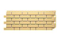 Фасадные панели FLEMISH Docke Жёлтый 1095x420 мм (0,46 м2)