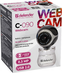 Веб-камера Defender C-090 0.3 МП черный - фото 2 - id-p116213054
