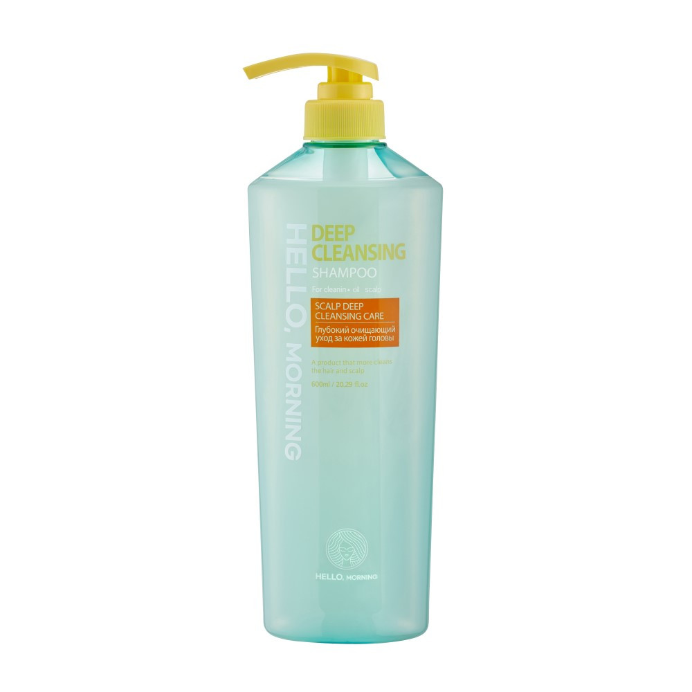 Шампунь для глубокого очищения кожи головы Hello Morning Hair Shampoo Deep Cleansing 600 мл - фото 1 - id-p116213041