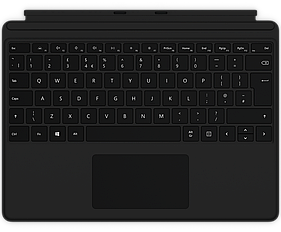 Surface Pro 8/X KB Tastatur Claver black