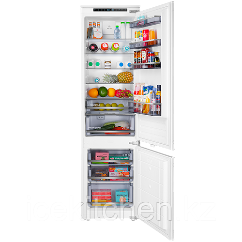 Холодильник-морозильник встраиваемый MAUNFELD MBF193SLFWGR - фото 1 - id-p116213774