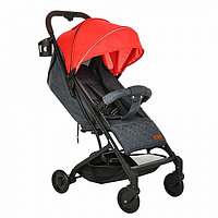 PITUSO Коляска детская CAMINO (прогулочная), Black/Red/Черный/Красный