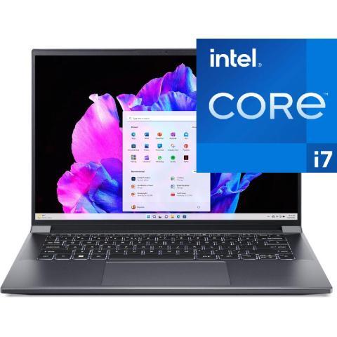Ноутбук Acer Swift X SFX14-71G 14,5" 2,8K OLED 120Hz Intel® Core i7-13700H/16 Gb/SSD 512Gb/NVIDIA® GeForce - фото 1 - id-p114350675