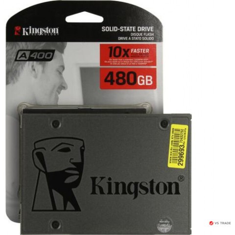 Твердотельный накопитель SSD-накопитель Kingston A400 480Gb SA400S37/480G - фото 1 - id-p116220038