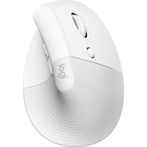 LOGITECH Lift Bluetooth Vertical Ergonomic Mouse - OFF-WHITE/PALE GREY - фото 1 - id-p116220250