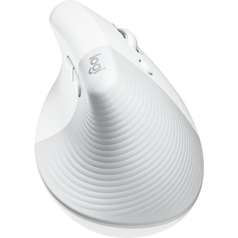 LOGITECH Lift Bluetooth Vertical Ergonomic Mouse - OFF-WHITE/PALE GREY - фото 2 - id-p116220250