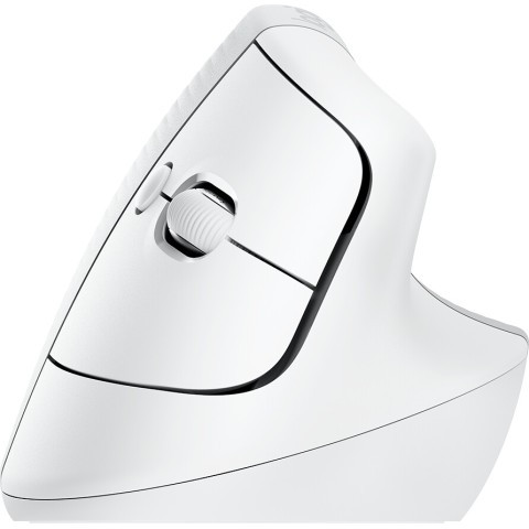 LOGITECH Lift Bluetooth Vertical Ergonomic Mouse - OFF-WHITE/PALE GREY - фото 3 - id-p116220250