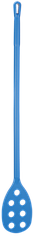 Весло-мешалка перфорированная, Ø31 мм, 1200 мм, синий цвет