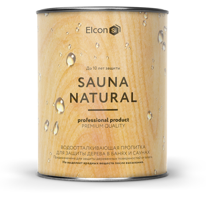 Пропитка для бани и сауны Elcon Sauna Natural 0,9 л - фото 1 - id-p116225005