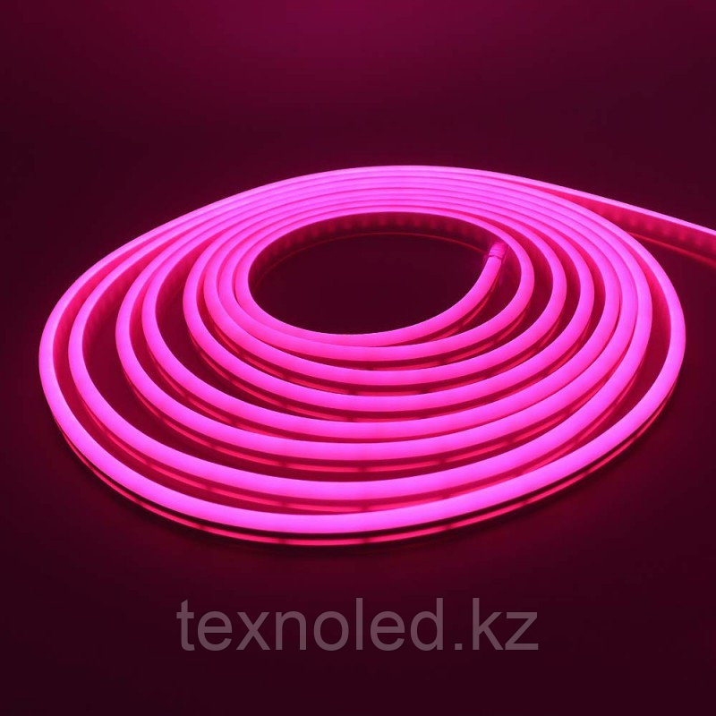 Неоновая лента (розовый) 6*12, 12V - фото 5 - id-p115185389