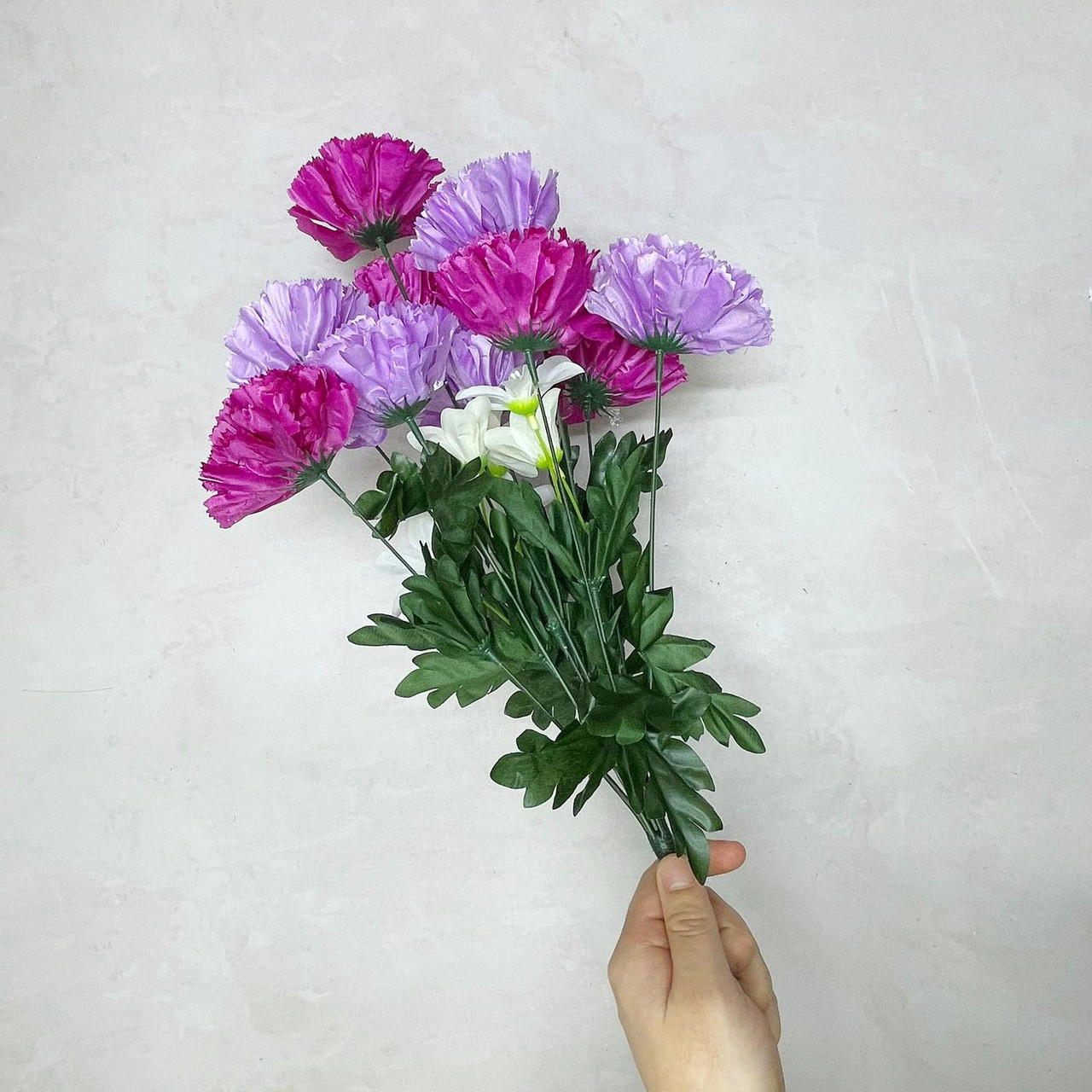 Искусственные цветы Хризантема 50 см фиолетовые - фото 4 - id-p116225344