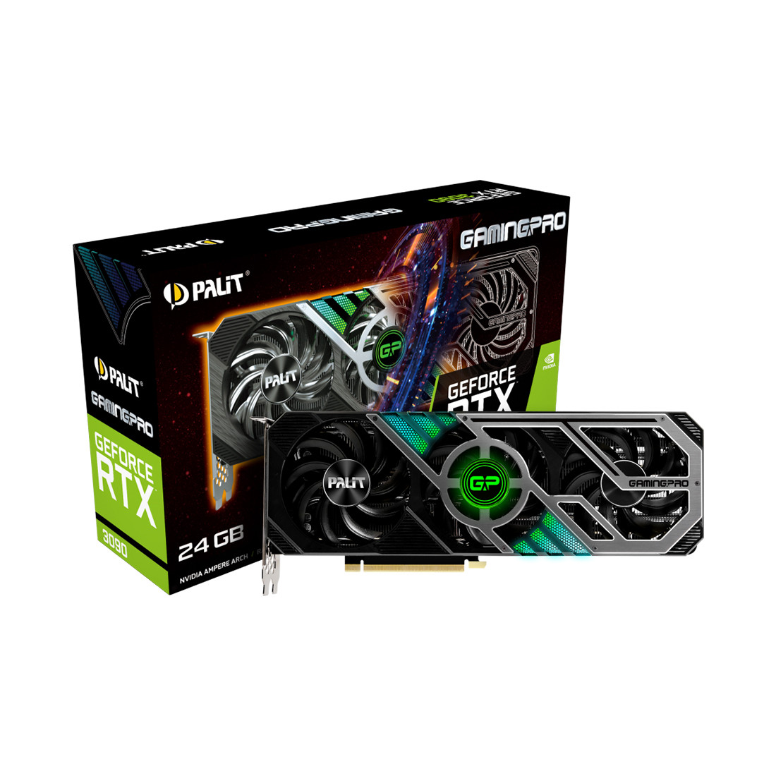 Видеокарта PALIT RTX3090 GAMINGPRO 24G (NED3090019SB-132BA) - фото 1 - id-p116225394