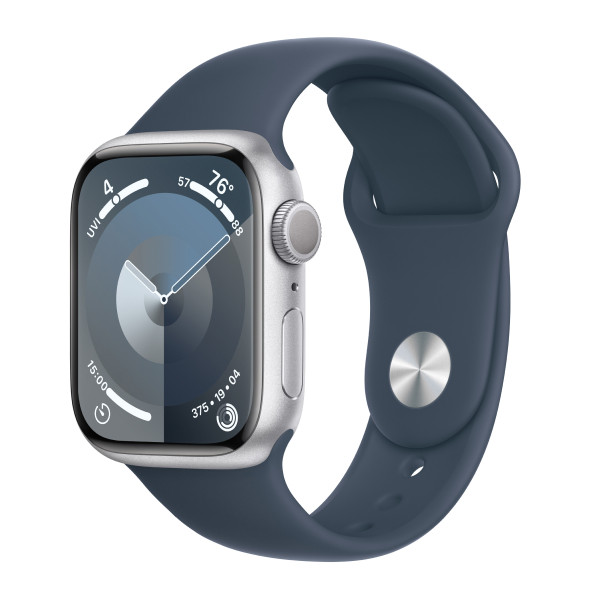 IWatch S9 GPS 41MM Sport Band MR903 - Storm Blue(M,L) - фото 1 - id-p116229163