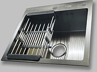 Кухонная мойка 600*450 арт.ST-HS6045BL черный