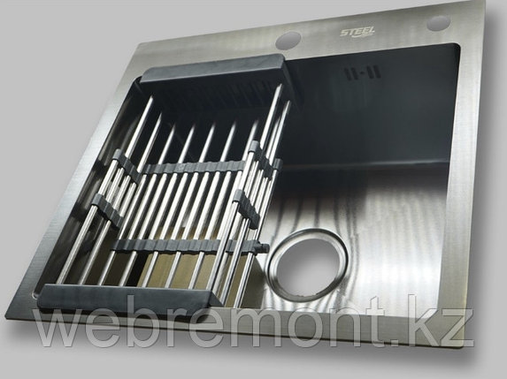 Кухонная мойка 600*450 арт.ST-HS6045BL черный, фото 1