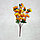 Искусственные цветы ветка сакуры 40 см оранжевые, фото 6