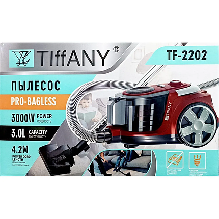 Пылесос Tiffany TF-2202 красный, фото 2