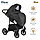 PITUSO Коляска 2 в1 Nino  короб+прогулка Кожа Black, фото 10