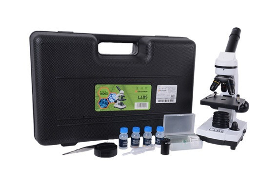 Микроскоп с аксессуарами в чемодане Celestron 44128-B - фото 1 - id-p116232467