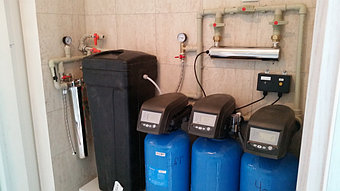 Установки систем очистки воды любой производительности для квартир и коттеджей  2