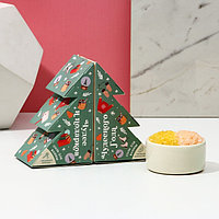 Подарочный новогодний набор "Тепла и уюта!", 2 вида соли для ванны, медовый пряник и пряный апельсин