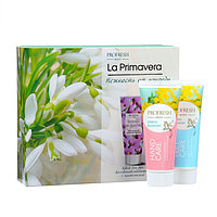 Подарочный набор La Primavera "Ландыш": Крем для рук, 75 мл + Крем для ног, 75 мл