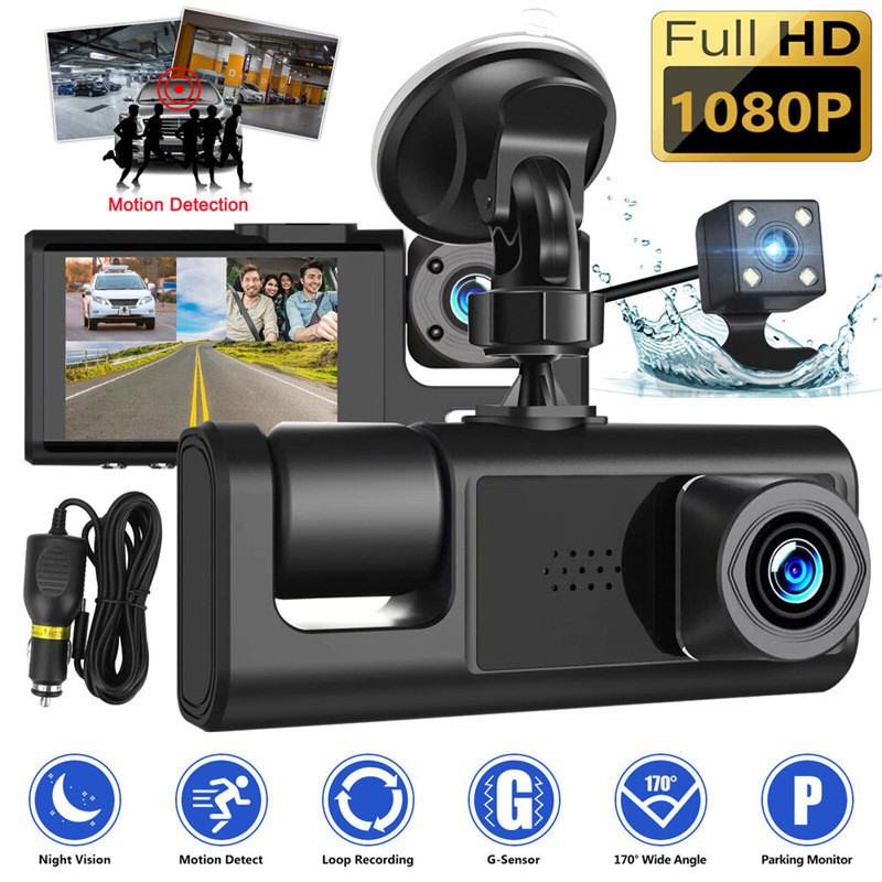 Автомобильные видеорегистраторы С 2 камерами + GPS-навигатор + камера заднего вида - фото 2 - id-p116233765