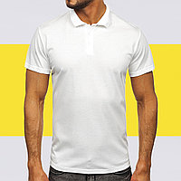 Футболка поло белого цвета | Белая Поло рубашка XL