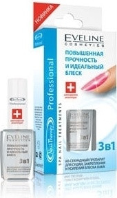 Eveline Cosmetics Nail Theropy Prof 3в1 12мл - фото 1 - id-p116233952