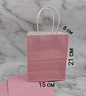 Набор подарочных пакетов 10 шт крафт-бумага 15х21 см