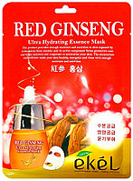 Маска для лица EKEL тканевая Red Ginseng 25 мл