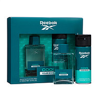 Набор мужской Reebok Cool Your Body: туалетная вода, 100 мл + дезодорант, 150 мл