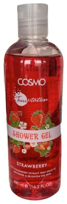 Cosmo Shower gel strawberry гель 480 мл, фото 1