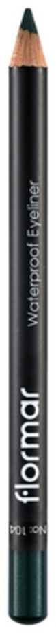 Flormar Waterproof Eyeliner карандаш зеленый 104 Cobalt Green