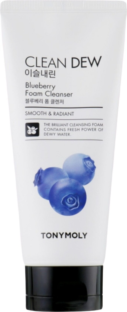 TONY MOLY Clean Dew Blueberry Foam Cleanser гель-пенка 180 мл