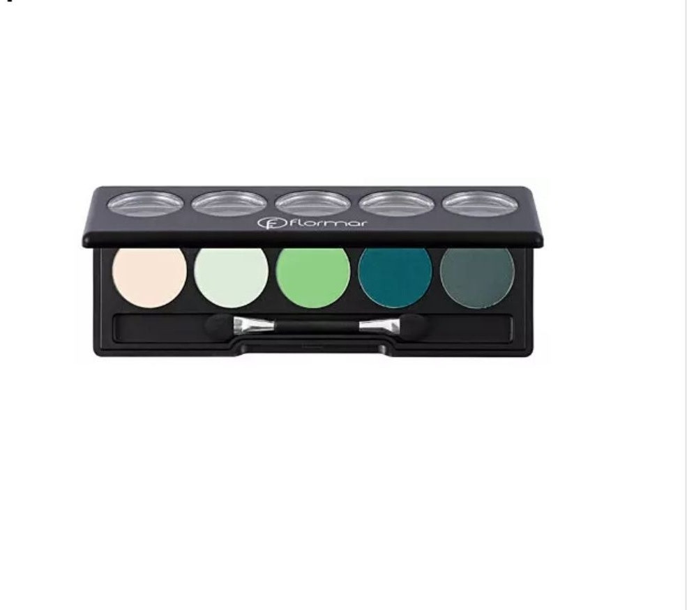 Flormar престелген бояулар Color Palette Eyeshadow 09 Transforming Green - фото 1 - id-p116235084