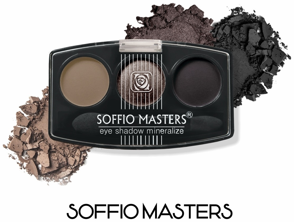 ART SOFFIO тени прессованные Rich Velvety Finish 21 Midnight Brown