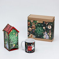 Подарочный набор "Чудес в новом году" , чайный домик, кружка, 20,5 х 20,5 х 10 см