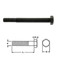 Оцинкованные болты ГОСТ 7796-70 с шестигранной головкой 8.8 класса прочности