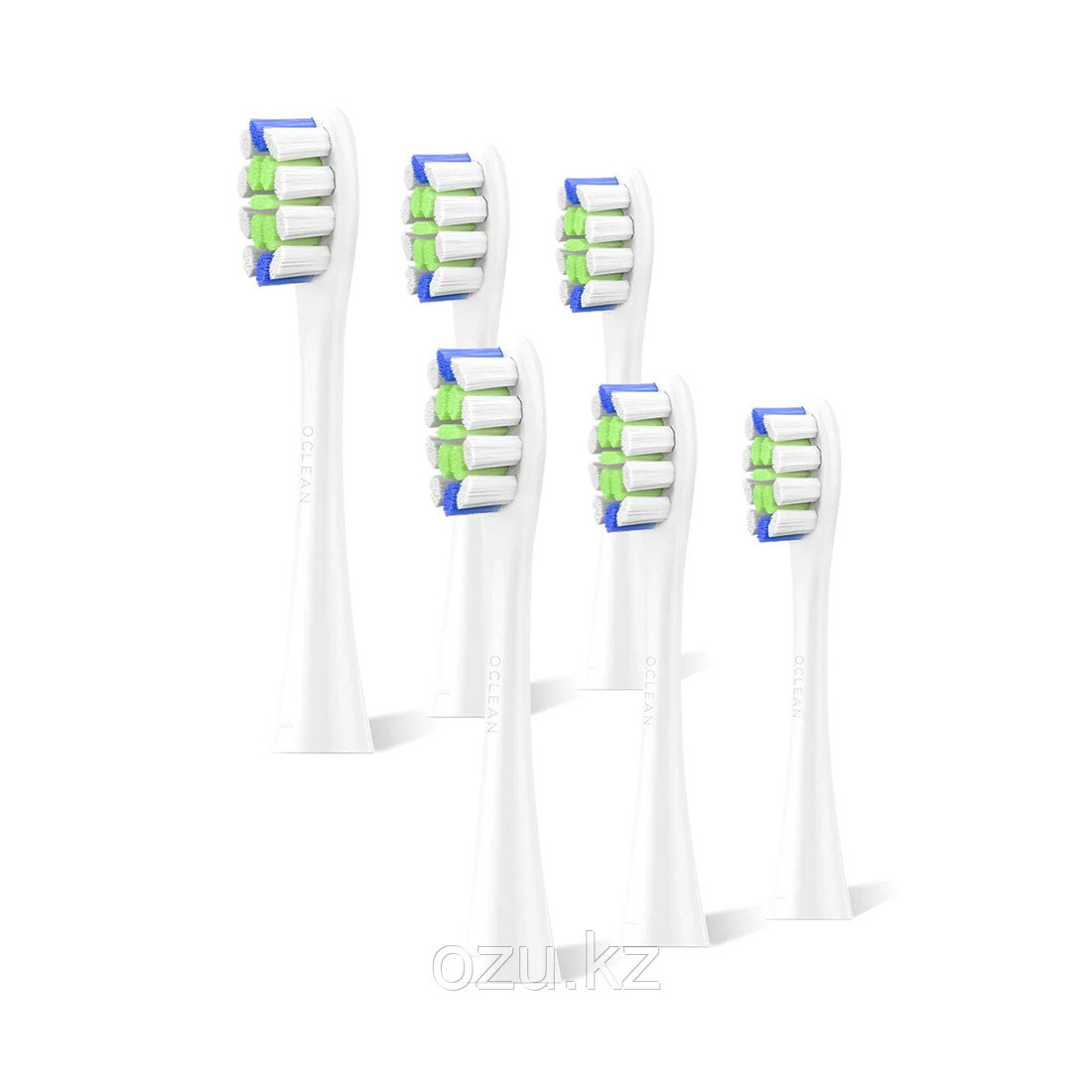 Сменные зубные щетки Oclean Plaque Control Brush Head (6-pk) White, фото 1