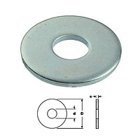 Плоская увеличенная шайба DIN 9021 кузовная оцинкованная