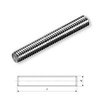 Шпилька резьбовая DIN 975 стальная оцинкованная