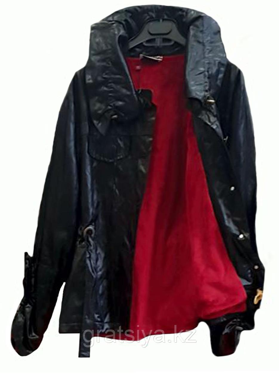 Стильная Куртка с Подкладкой из Искусственного Меха Демисезон - фото 5 - id-p103816520