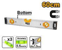 INGCO Уровень магнитный алюминиевый INDUSTRIAL 60 см