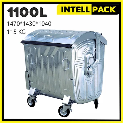 Мусорный контейнер евро 1100 | Купить в Алматы | Купить оптом: цена, скидки